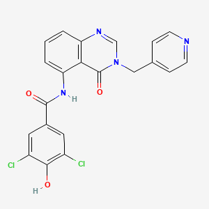 molecular formula C21H14Cl2N4O3 B12367457 Hsd17B13-IN-69 