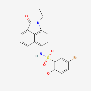 5-Bromo-N-(1-Ethyl-2-Oxo-1,2-Dihydrobenzo[cd]indol-6-Yl)-2-Methoxybenzenesulfonamide