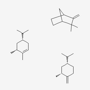 molecular formula C32H56 B1236750 Oils, nutmeg CAS No. 8008-45-5