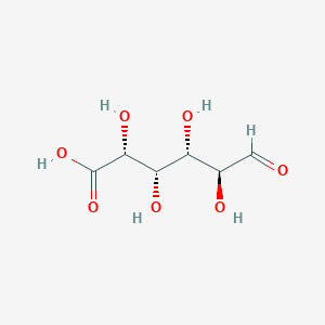 molecular formula C6H10O7 B1236752 L-Guluronic acid CAS No. 1986-15-8