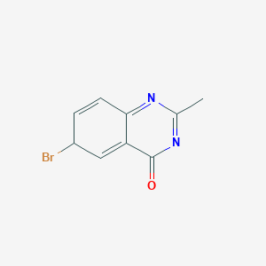 molecular formula C9H7BrN2O B12367535 6-bromo-2-methyl-6H-quinazolin-4-one 