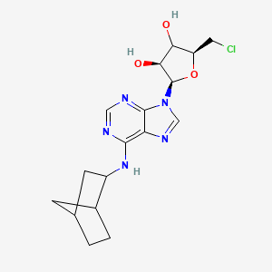 (2R,3S,5S)-2-[6-(2-bicyclo[2.2.1]heptanylamino)purin-9-yl]-5-(chloromethyl)oxolane-3,4-diol