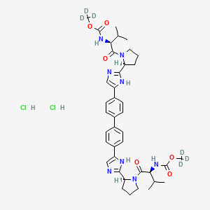 molecular formula C40H52Cl2N8O6 B12367550 Daclatasvir-d6 (hydrochloride) 