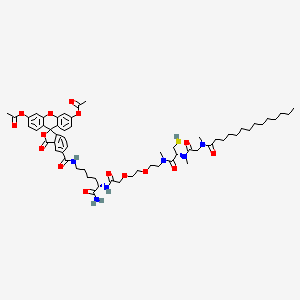 molecular formula C59H80N6O15S B12367592 mgc(3Me)FDA 