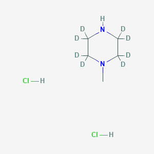 molecular formula C5H14Cl2N2 B12367626 N-Methylpiperazine-d8 (hydrochloride) 