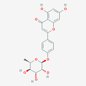 molecular formula C21H20O9 B12367695 Apigenin-4'-|A-L-rhamnoside 