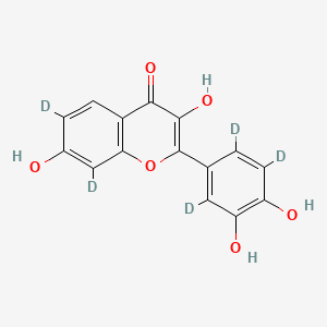 molecular formula C15H10O6 B12367698 Fisetin-d5 