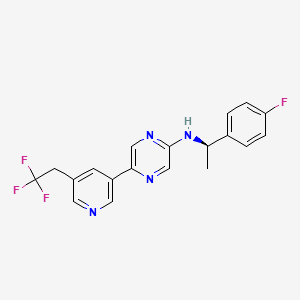 molecular formula C19H16F4N4 B12367720 GPR55 agonist 3 