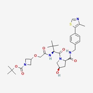 molecular formula C32H45N5O7S B12367773 E3 Ligase Ligand-linker Conjugate 27 