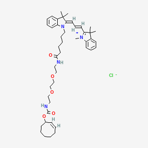 molecular formula C45H63ClN4O5 B12367776 Cy3-PEG2-TCO 