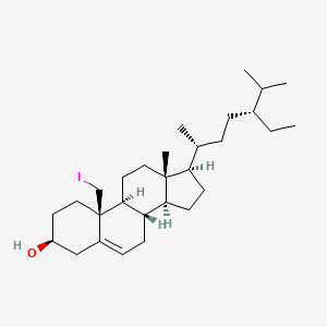 molecular formula C29H49IO B1236778 19-Iodositost-5-en-3beta-ol CAS No. 42583-89-1