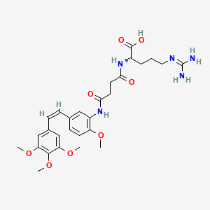 molecular formula C28H37N5O8 B12367782 Tubulin/NRP1-IN-1 