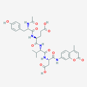 molecular formula C35H41N5O12 B12367793 Ac-YEVD-AMC 