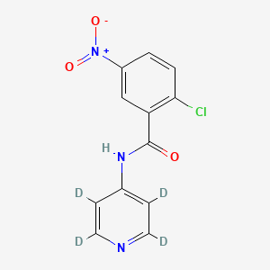 2-chloro-5-nitro-N-(2,3,5,6-tetradeuteriopyridin-4-yl)benzamide