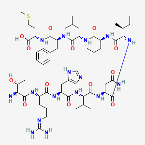 H-Thr-Arg-His-Val-Asn-Ile-Leu-Leu-Phe-Met-OH
