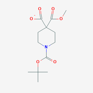 1,4,4-Piperidinetricarboxylic acid, 1-(1,1-dimethylethyl) 4-methyl ester