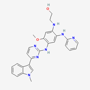 molecular formula C27H27N7O2 B12367896 Egfr T790M/L858R-IN-6 