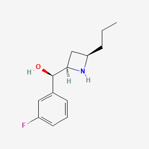 (R)-(3-fluorophenyl)-[(2R,4R)-4-propylazetidin-2-yl]methanol