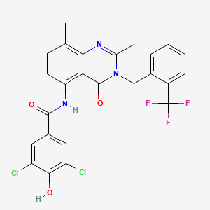 molecular formula C25H18Cl2F3N3O3 B12367912 Hsd17B13-IN-80 