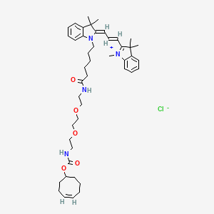 molecular formula C45H63ClN4O5 B12367924 Cy3-PEG2-TCO4 