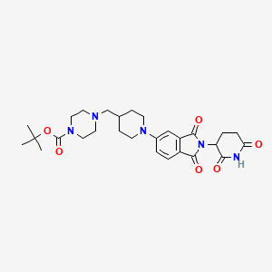 molecular formula C28H37N5O6 B12367934 E3 Ligase Ligand-linker Conjugate 54 