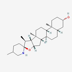 molecular formula C27H45NO2 B1236794 (22S,25S)-螺甾烷-3β-醇 