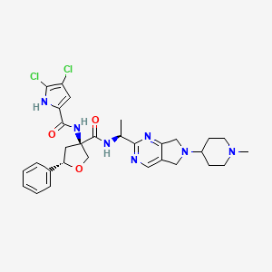 molecular formula C30H35Cl2N7O3 B12367954 IL17A-IN-1 