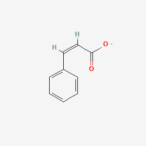 molecular formula C9H7O2- B1236797 cis-Cinnamate 