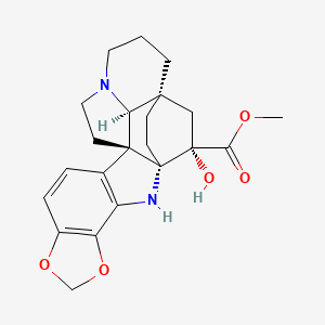 molecular formula C22H26N2O5 B12367978 (-)-11,12-Methylenedioxykopsinaline 