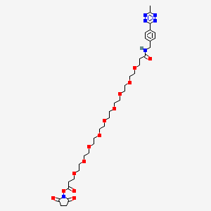 molecular formula C36H54N6O14 B12367980 Me-Tet-PEG9-NHS 