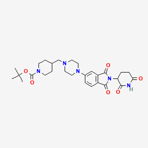 molecular formula C28H37N5O6 B12368010 E3 Ligase Ligand-linker Conjugate 58 