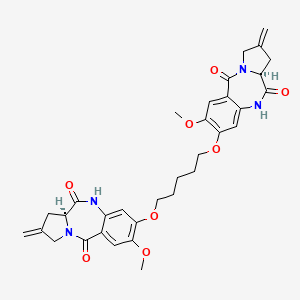 molecular formula C33H36N4O8 B12368047 PBD-monoamide 