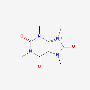 1,3,7,9-tetramethyl-5H-purin-9-ium-2,6,8-trione