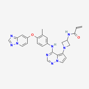 molecular formula C25H23N9O2 B12368055 Her2-IN-16 