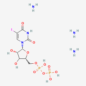 molecular formula C9H22IN5O12P2 B12368074 P-P-io5Ura-Araf.3NH3 