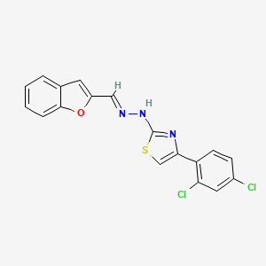 molecular formula C18H11Cl2N3OS B12368100 Mao-IN-4 