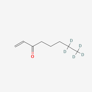 molecular formula C8H14O B12368113 1-Octen-3-one-d5 