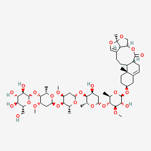 molecular formula C54H84O23 B12368114 Stauntoside R 