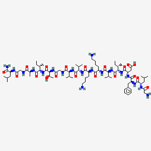 molecular formula C77H133N19O19 B12368125 Aurein 2.4 