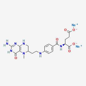 molecular formula C21H25N7Na2O6 B12368191 Ketotrexate (sodium) 