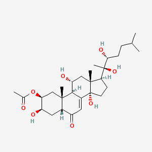 molecular formula C29H46O8 B12368194 Ajugasterone C 2-acetate 