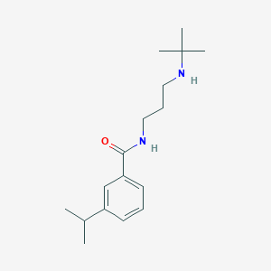 N-[3-(tert-butylamino)propyl]-3-(propan-2-yl)benzamide