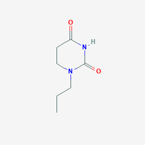 molecular formula C7H12N2O2 B12368233 1-Propyldihydropyrimidine-2,4(1H,3H)-dione 