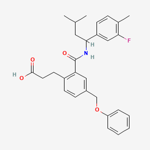 molecular formula C29H32FNO4 B12368272 EP3 antagonist 5 