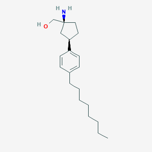 [(1S,3R)-1-amino-3-(4-octylphenyl)cyclopentyl]methanol