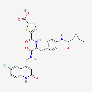 molecular formula C31H29ClN4O6S B12368278 FXIa-IN-14 