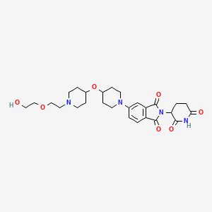 molecular formula C27H36N4O7 B12368330 E3 ligase Ligand-Linker Conjugate 66 