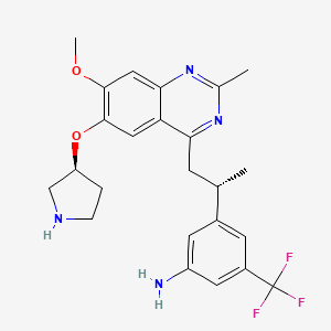 molecular formula C24H27F3N4O2 B12368349 SOS1 Ligand intermediate-3 