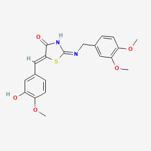 molecular formula C20H20N2O5S B12368363 Tyrosinase-IN-19 