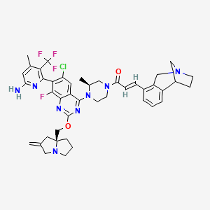 molecular formula C43H45ClF4N8O2 B12368379 Kras G13D-IN-1 